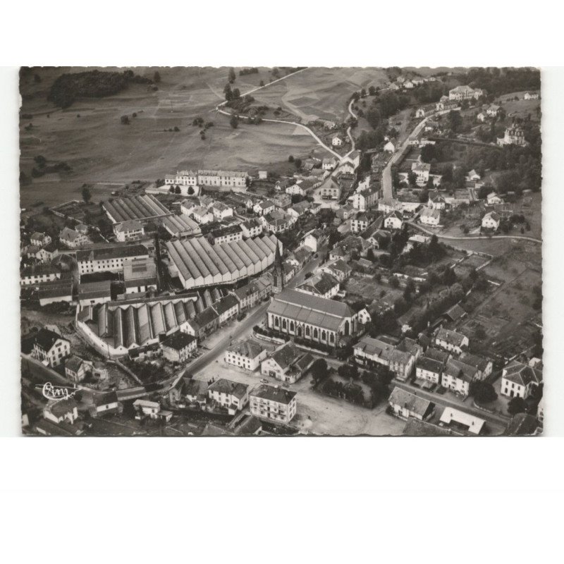 CORNIMONT: le centre de la ville vue aérienne 10x15 - très bon état