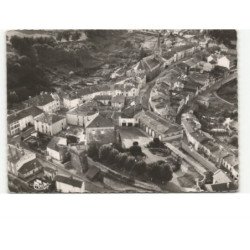 DARNEY: le centre de la ville et l'hôtel de ville vue aérienne 10x15 - très bon état