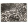 DARNEY: le centre de la ville et l'hôtel de ville vue aérienne 10x15 - très bon état