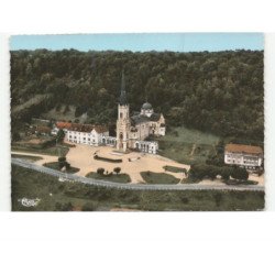 DOMREMY-la-PUCELLE: basilique nationale de sainte-jeanne d'arc vue aérienne 10x15 - très bon état
