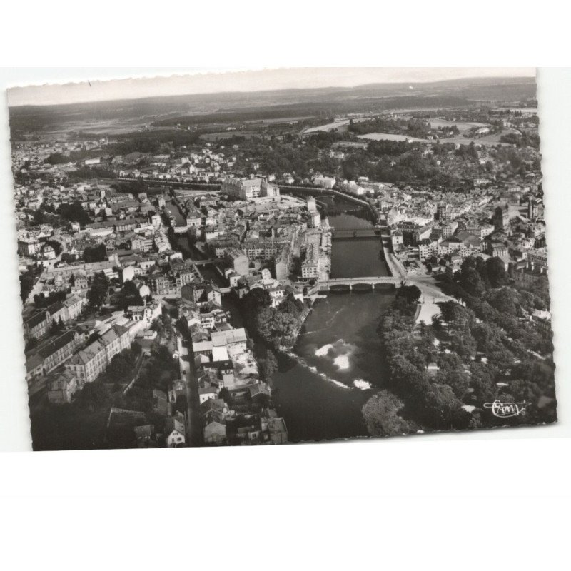EPINAL: panoramique et la moselle vue aérienne 10x15 - très bon état