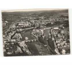 EPINAL: la moselle au fond, golbey vue aérienne 10x15 - très bon état
