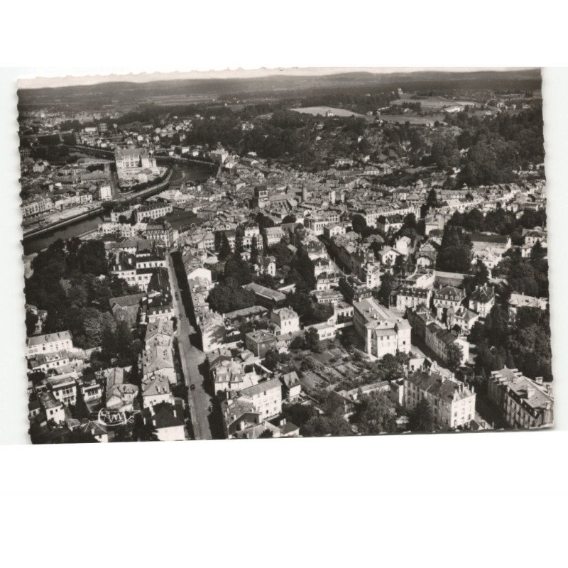 EPINAL: la moselle et la rue de la préfecture vue aérienne 10x15 - très bon état