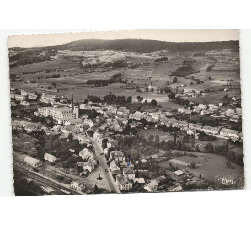 FRAIZE: au milieu, filature de fraize vue aérienne 10x15 - très bon état