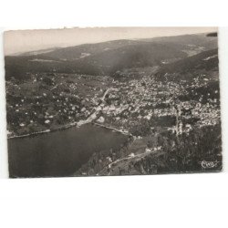 GERARDMER: en premier plan, le lac vue aérienne 10x15 - très bon état timbre arraché