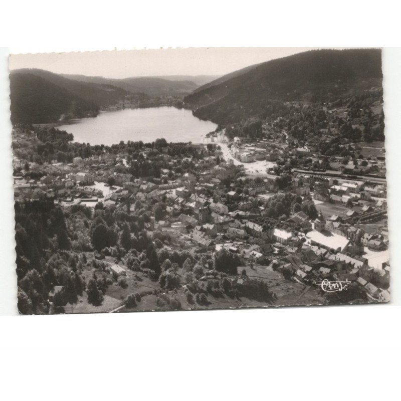 GERARDMER: le lac vue aérienne 10x15 - très bon état