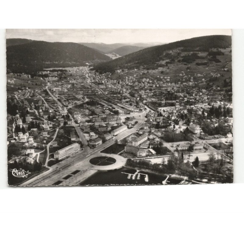 GERARDMER: vue générale et le lac vue aérienne 10x15 - très bon état