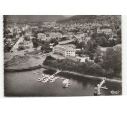GERARDMER: le lac et les embarcadères vue aérienne 10x15 - très bon état