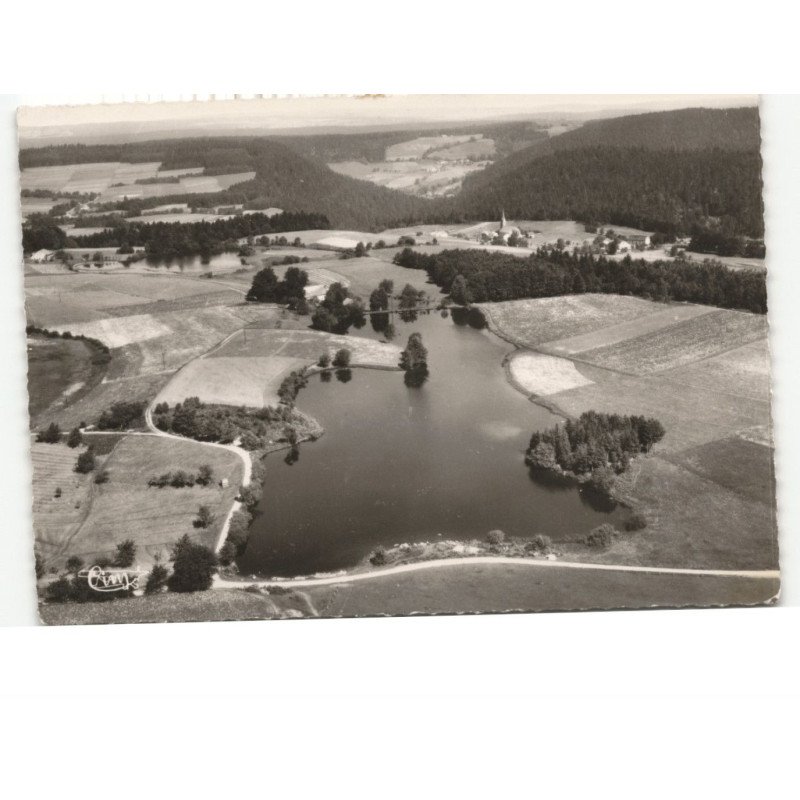 LE GIRMONT: les etangs de corfaing vue aérienne 10x15 - très bon état