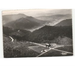 HAUT-JACQUES: col, l'auberge et le monument, au fond la vallée de taintrux vue aérienne 10x15 - très bon état