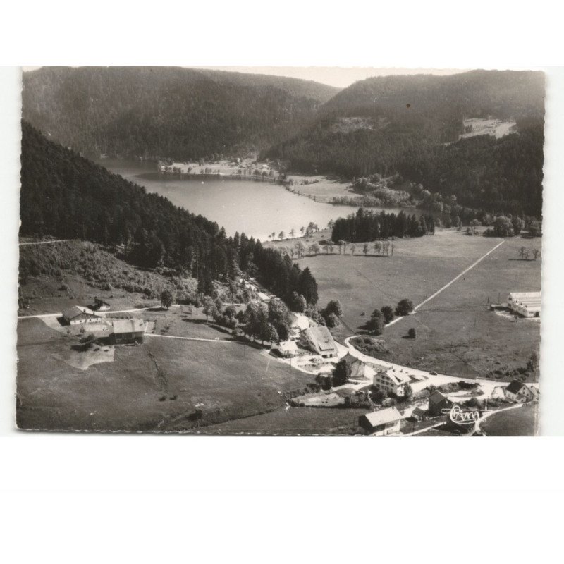 LONGEMER-XONRUPT: les hôtels et le lac: vue aérienne 10x15 - très bon état
