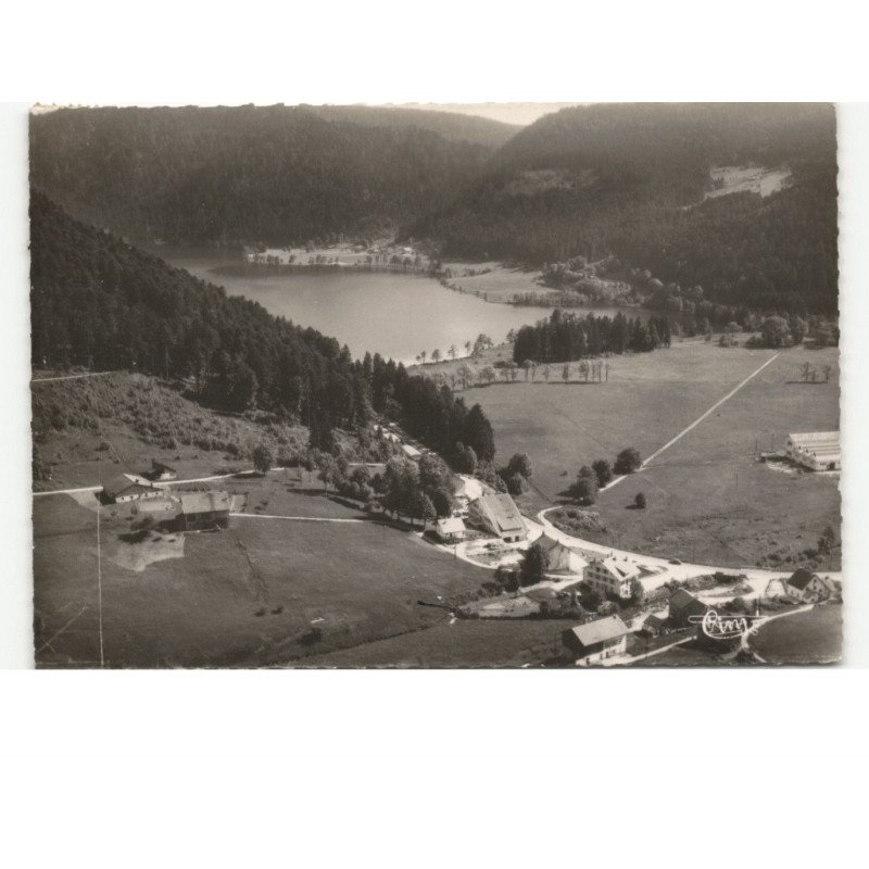 LONGEMER - XONRUPT: les hôtels et le lac vue aérienne 10x15 - très bon état