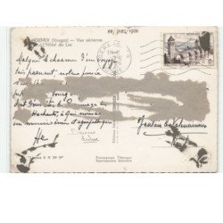 LONGEMER: l'hôtel du lac vue aérienne 10x15 - très bon état