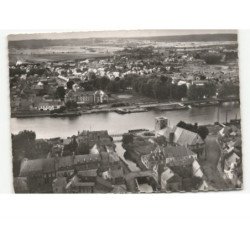 GIVET: vue générale vue aérienne 10x15 - très bon état