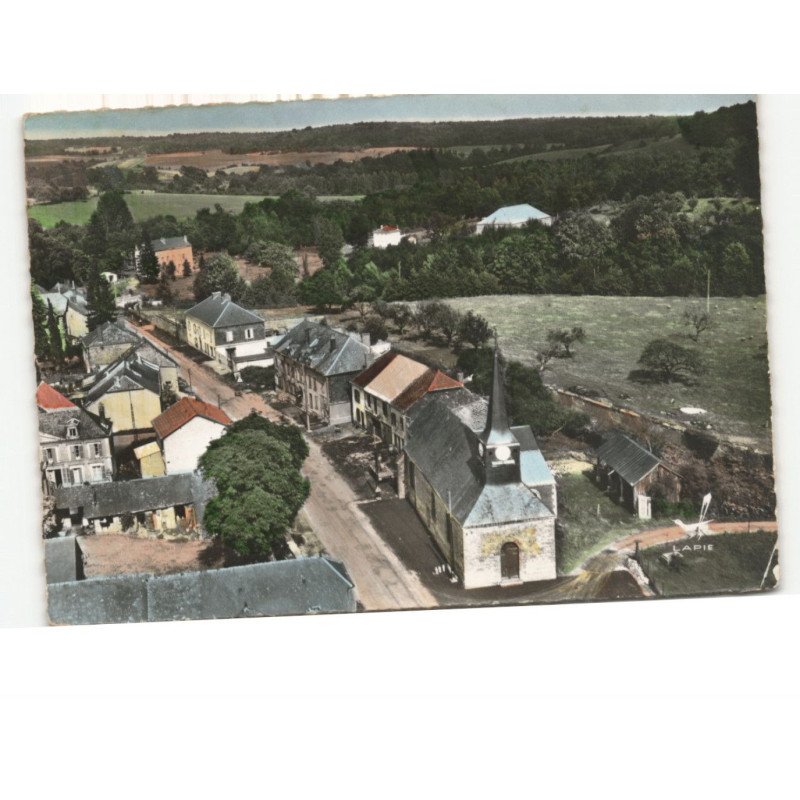 LA NEUVILLE-les-WASIGNY: l'église vue aérienne 10x15 - état