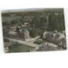 LAUNOIS: la poste et la mairie vue aérienne 10x15 - très bon état