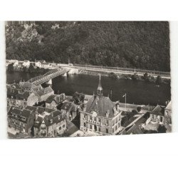 HAYBES: hôtel de ville et pont sur la meuse vue aérienne 10x15 - état