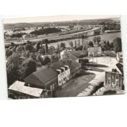 LIART: la place et au fond la gare vue aérienne 10x15 - très bon état