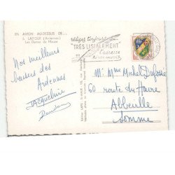LAIFOUR: les dames de meuse vue aérienne 10x15 - très bon état
