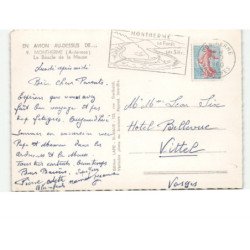 MONTHERME: la boucle de la meuse vue aérienne 10x15 - très bon état