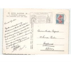 MOUZON: vue d'ensemble prise côté gare vue aérienne 10x15 - état