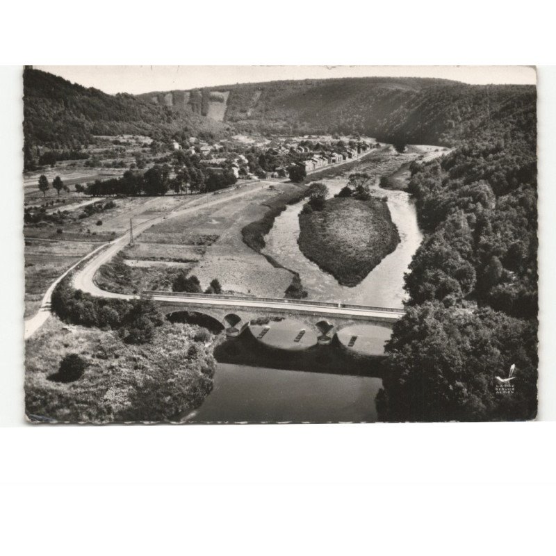 NOHAN-sur-SEMOY: le pont sur la semoy vue aérienne 10x15 - très bon état