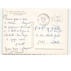 POIX-TERRON: vue d'ensemble vue aérienne 10x15 - très bon état