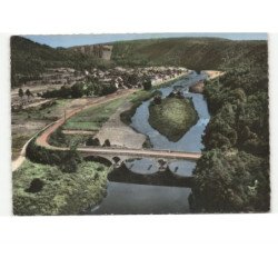 NOHAN-sur-SEMOY: le pont sur la semoy vue aérienne 10x15 - très bon état