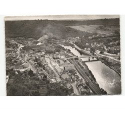 NOUZONVILLE: le centre, et devant nouzon vue aérienne 10x15 - très bon état
