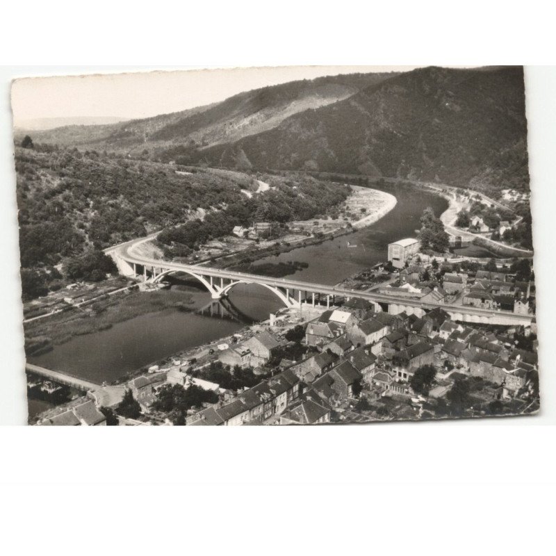 REVIN: le pont neuf (vers givet) vue aérienne 10x15 - très bon état