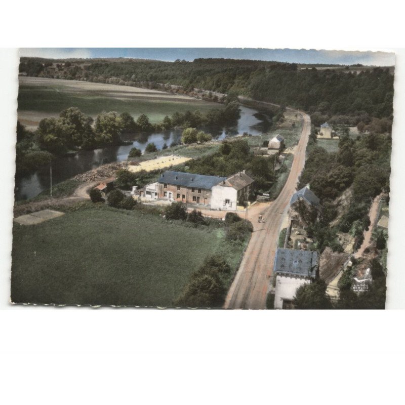 SAINT-MENGES: le port de saint-albert vue aérienne 10x15 - très bon état