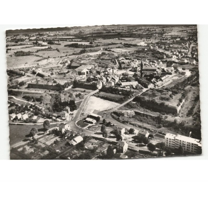 ROCROI: vue générale et les H.L.M. vue aérienne 10x15 - très bon état