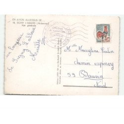 SIGNY-L'ABBAYE: vue générale vue aérienne 10x15 - très bon état
