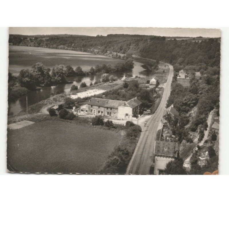 SAINT-MENGES: le port de saint-almbert vue aérienne 10x15 - très bon état