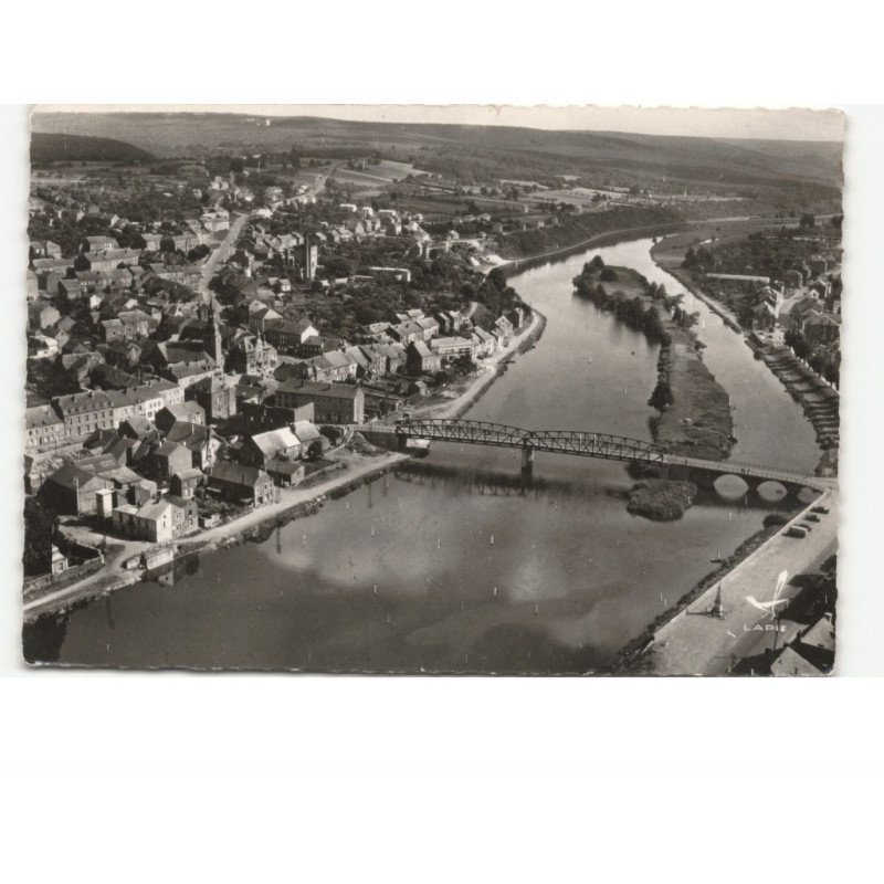 VIREUX-WALLERAND: le pont sur la meuse vue aérienne 10x15 - très bon état