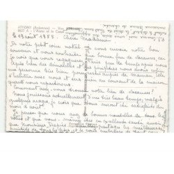 ATTIGNY: l'aisne et le canal vue aérienne 10x15 - très bon état