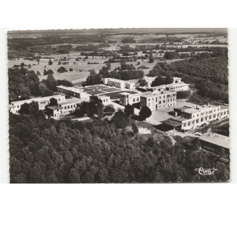 BELLEVILLE-sur-BAR: aérium départemental des ardennes vue aérienne 10x15 - très bon état