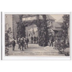 ASCOUX : inauguration de la mairie et de l'ecole - tres bon etat