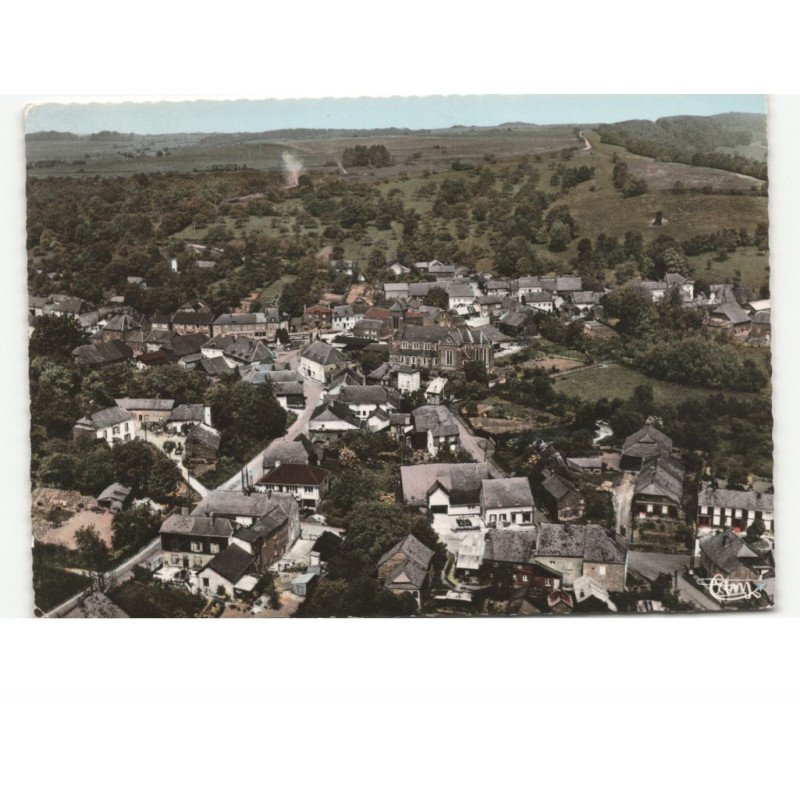 CHAUMONT-PORCIEN: vue panoramiqueb vue aérienne 10x15 - très bon état