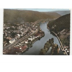 DEVILLE: ecluse sur la meuse vue aérienne 10x15 - très bon état