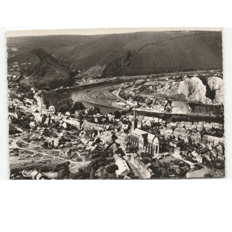FUMAY: vue générale vue aérienne 10x15 - très bon état