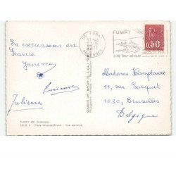 FUMAY: place aristid-briand vue aérienne 10x15 - très bon état