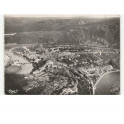 FUMAY: les aurains etu 1er plan ardoisières de la renaissance et saint-joseph vue aérienne 10x15 - très bon état