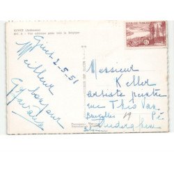 GIVET: vers la belgique vue aérienne 10x15 - très bon état