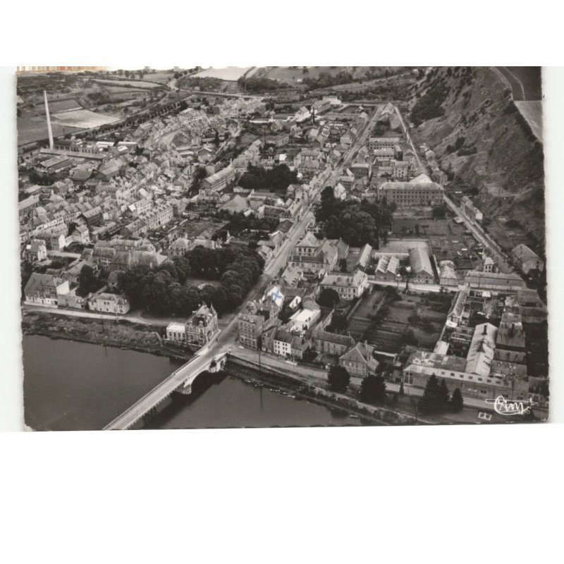 GIVET: notre-dame "le petit givet": vue aérienne 10x15 - très bon état
