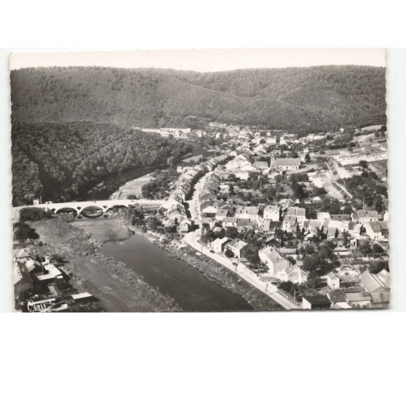 HAUTES-RIVIERES: vue générale vue aérienne 10x15 - très bon état