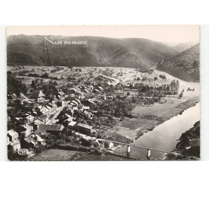 HAUTES-RIVIERES: sorendal, vue générale vue aérienne 10x15 - très bon état