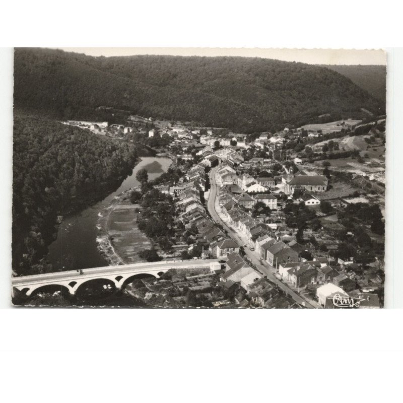 HAUTE-RIVIERES: vue générale vue aérienne 10x15 - très bon état