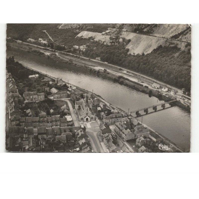HAYBES-sur-MEUSE: vue générale vue aérienne 10x15 - très bon état