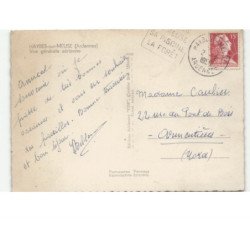 HAYBES-sur-MEUSE: vue générale vue aérienne 10x15 - très bon état